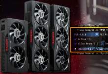 AMD Radeon RX RDNA 3 FSR Redstone Frame Generation