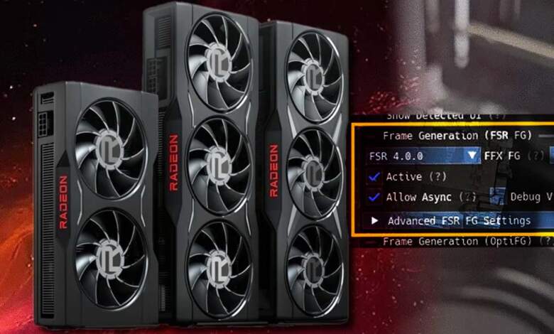 FSR Redstone sur RDNA 3 : un moddeur active la Frame Generation 4.0 1 AMD Radeon RX RDNA 3 FSR Redstone Frame Generation