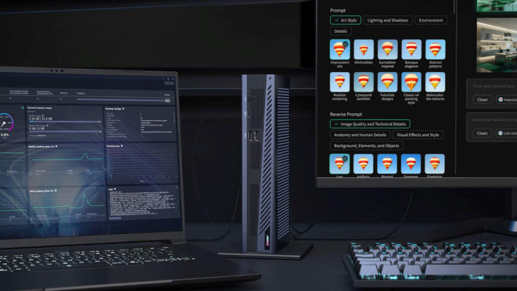 GIGABYTE AORUS RTX 5060 Ti AI BOX : un GPU externe compact aux performances quasi desktop 135 AORUS RTX 5060 Ti AI BOX face