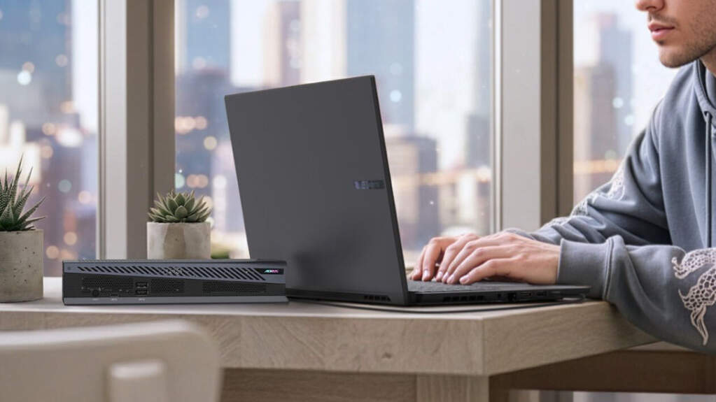 GIGABYTE AORUS RTX 5060 Ti AI BOX : un GPU externe compact aux performances quasi desktop 136 AORUS RTX 5060 Ti AI BOX horizontal