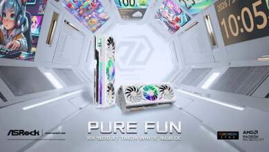 Asrock Radeon RX 9070 XT Taichi White