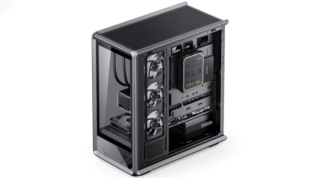 Jonsbo D401 : un boîtier panoramique à double verre au design exosquelettique 7 Jonsbo D401 chambre secondaire