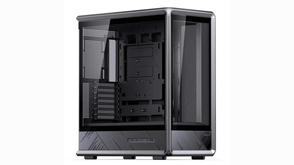 Jonsbo D401 : un boîtier panoramique à double verre au design exosquelettique 6 Jonsbo D401 face