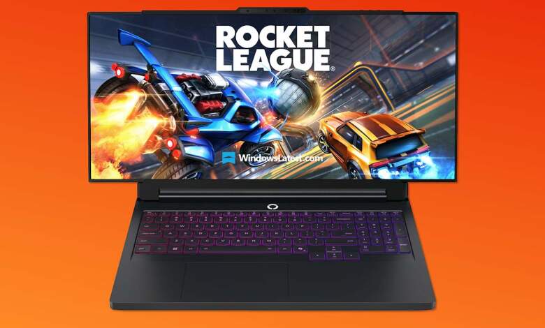 Lenovo Legion Pro Rollable : portable gaming à écran extensible attendu pour le CES 2026 1 Vue avant du Lenovo Legion Pro Rollable, portable gaming à écran extensible attendu au CES 2026, design ouvert et clavier vis