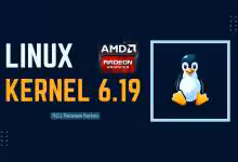 Capture d'écran illustration Linux 6.19 améliorations pilote AMDGPU accélération GPU AMD rétrocompatibilité jusqu'à +40% performances