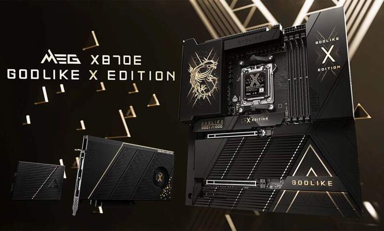 MSI MEG X870E GODLIKE X Edition : carte mère collector à 1 479 € limitée à 1 000 unités 1 MEG X870E GODLIKE X EDITION 10 Years