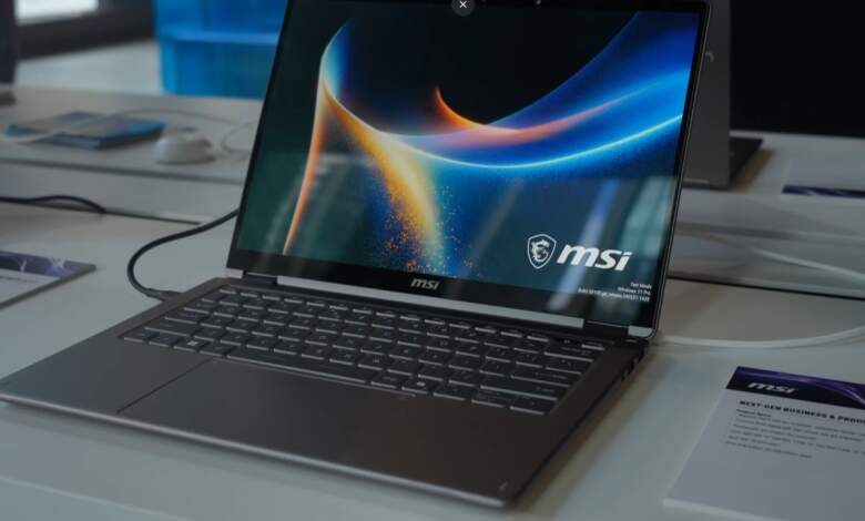 MSI Core Ultra 300 Panther Lake laptop fuite prix