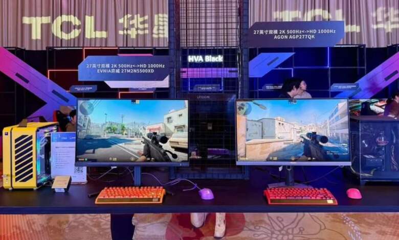 Philips Evnia 27M2N5500XD : 27 pouces, 500 Hz en 1440p et mode 1 000 Hz en 720p 1 Philips EVNIA 27M2N5500XD 1000 hz