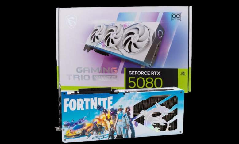 RTX 5080 Fortnite Edition Couv