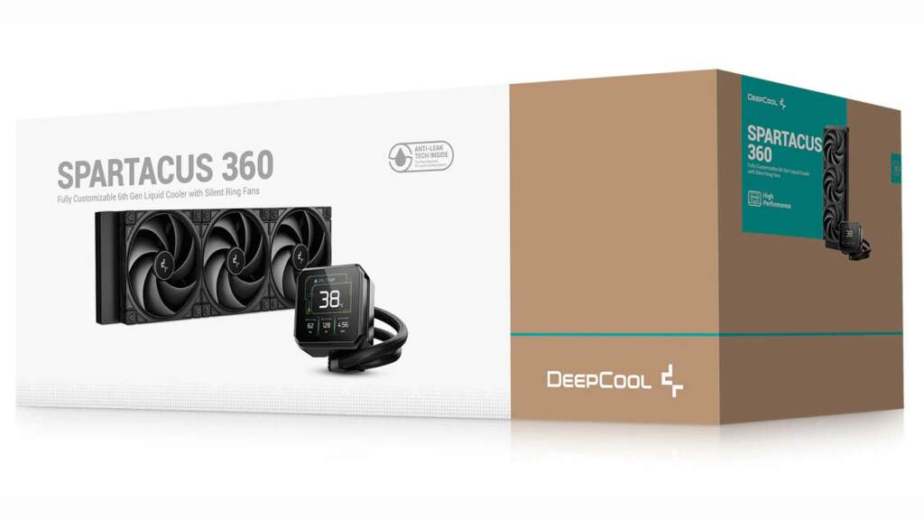 DeepCool dévoile le SPARTACUS 360 : un AIO haut de gamme pensé pour la performance et la personnalisation 8 SPARTACUS 360 boite
