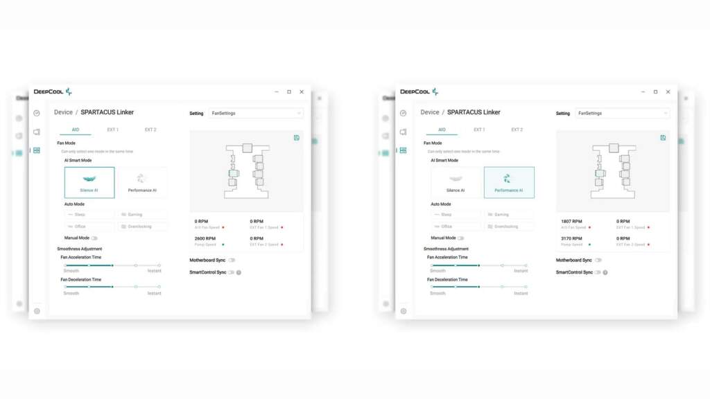 DeepCool dévoile le SPARTACUS 360 : un AIO haut de gamme pensé pour la performance et la personnalisation 3 SPARTACUS 360 logiciel
