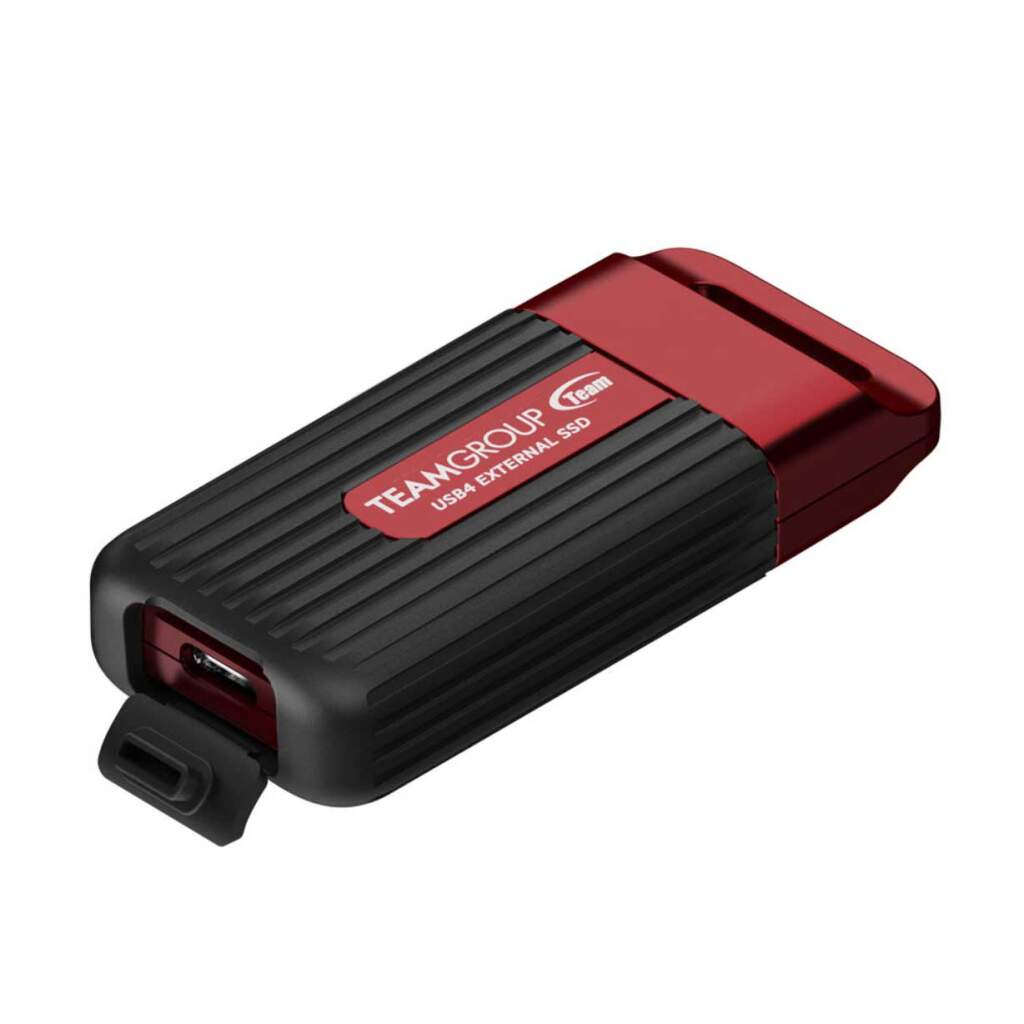 TEAMGROUP lance le PD40 Mini : un SSD externe USB4 ultra-compact à 4 000 Mo/s 32 SSD externe Teamgroup PD40 Mini port