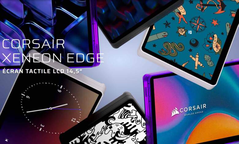 CORSAIR décline l’écran tactile XENEON EDGE 14,5" en Atomic Purple et blanc 1 XENEON EDGE Couv