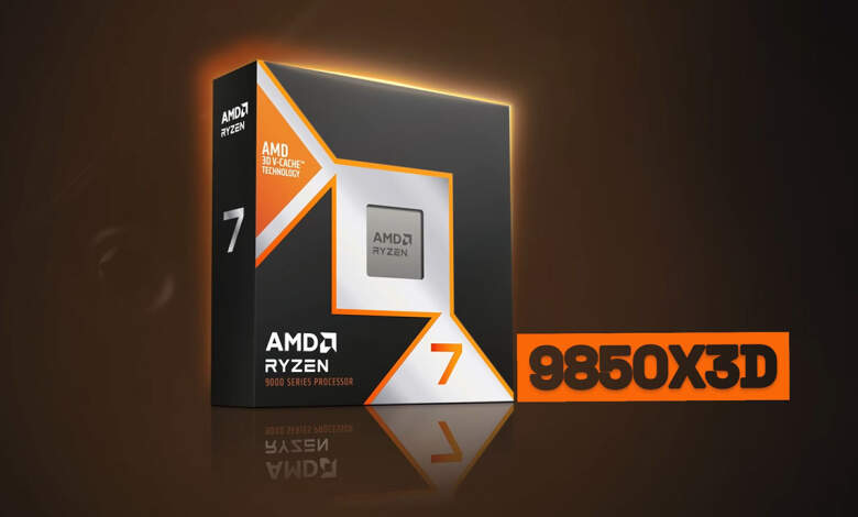 Ryzen 7 9850X3D : La fuite PassMark confirme un net avantage sur le 9800X3D 1 amd ryzen 7 9850x3d