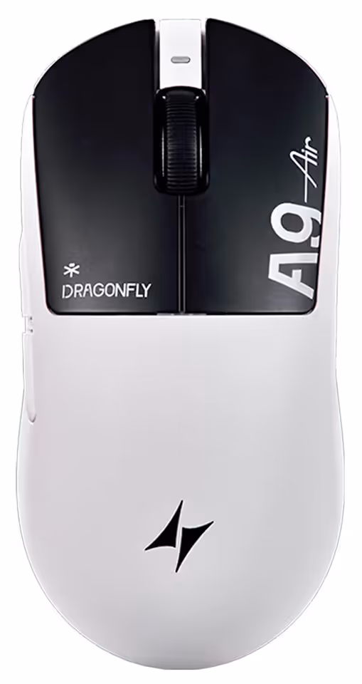 Souris gaming sans fil ATK A9 47g capteur PAW3950 8 kHz design ambidextre boutons programmables RGB