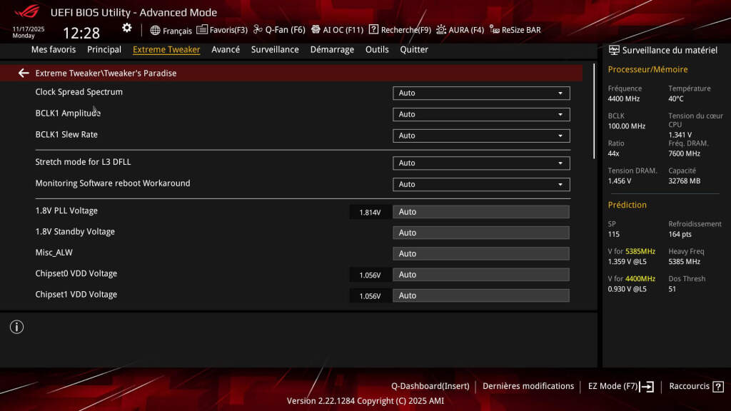 bios rog crosshair x870e hero btf 10