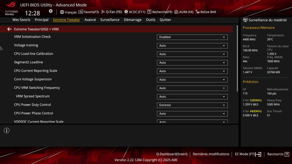 bios rog crosshair x870e hero btf 11