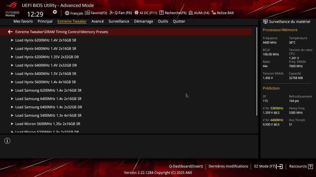 bios rog crosshair x870e hero btf 14