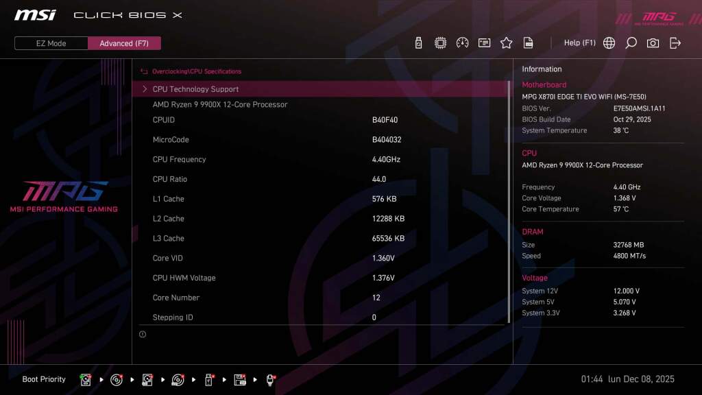 bios x870i edge ti evo MSI CPU Specificatio [2025 12 08 01 44 29]