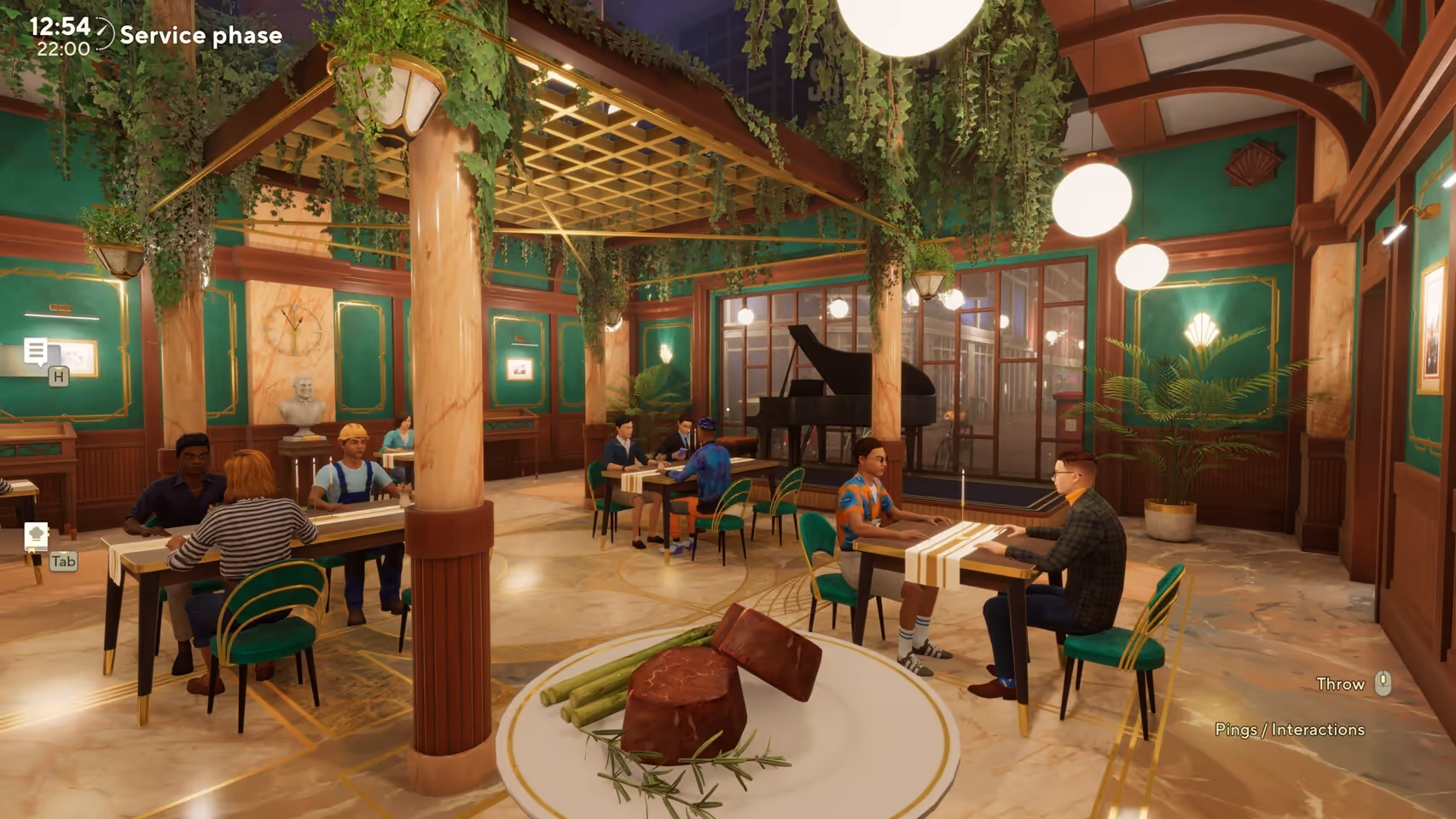 Capture d'écran jeu Cooking Simulator 2 affichant interface HUD, rendu 3D, textures haute résolution et éclairage dynamique sur PC