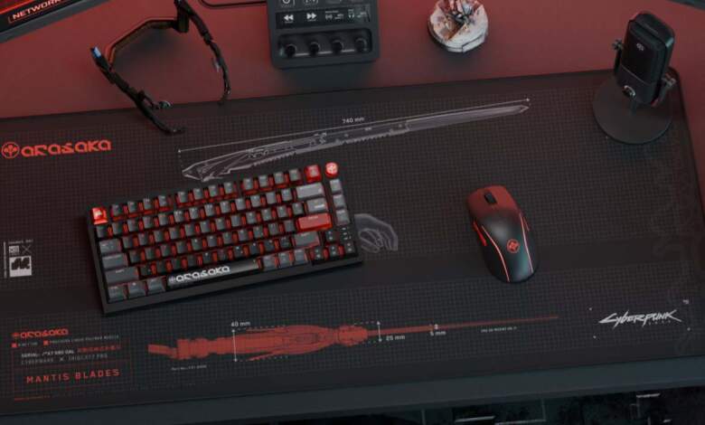 corsair cyberpunk 2077 arasaka edition Couv