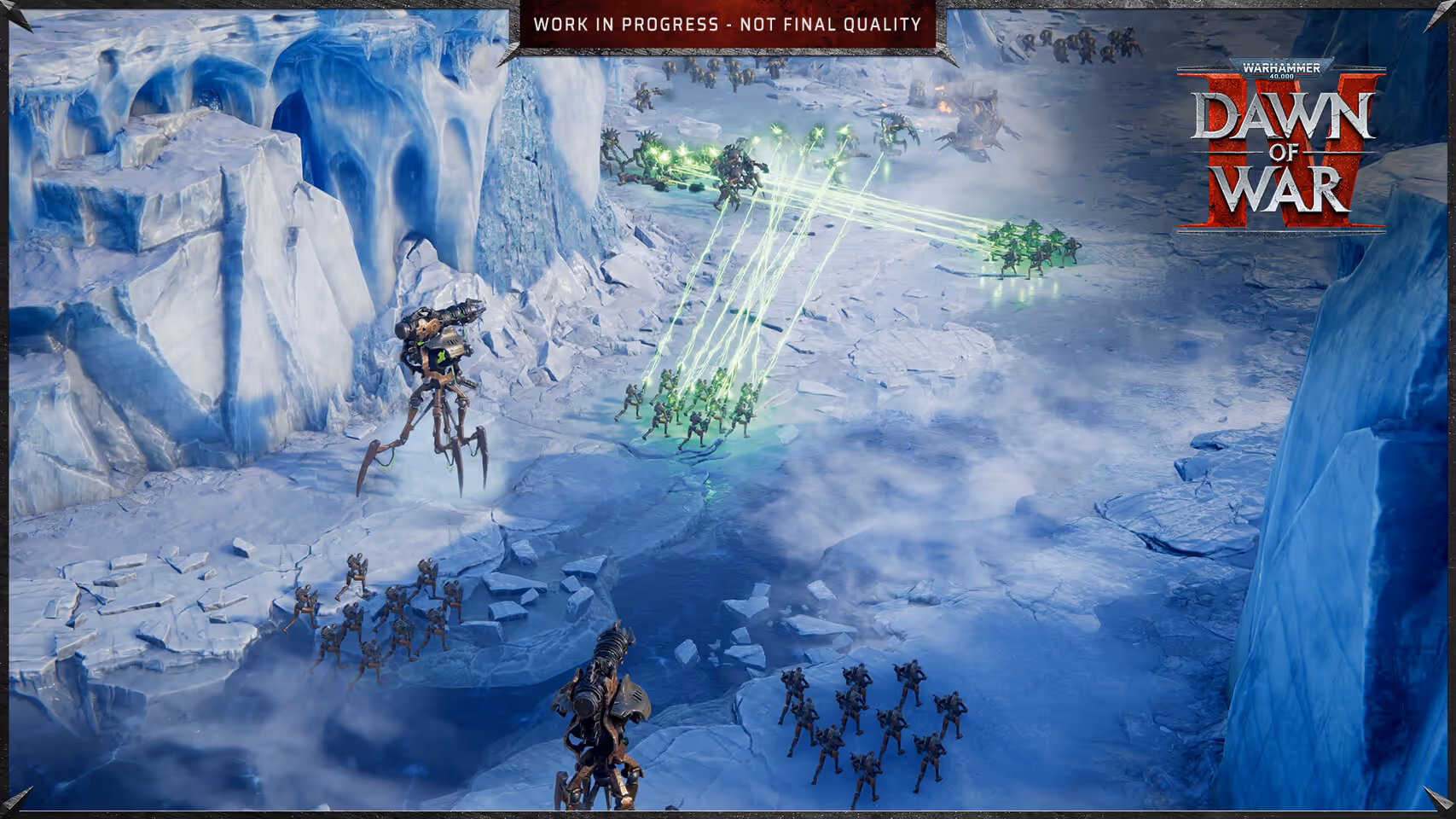 Dawn of War IV : deuxième alpha fermée du 12 au 15 décembre, inscriptions via newsletter 5 Capture d'écran PC jeu Dawn of War IV interface HUD graphismes GPU effets particules textures haute résolution