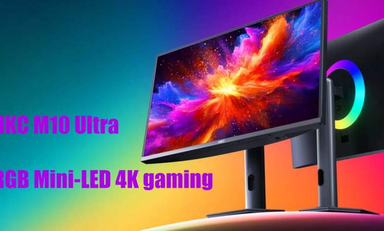 HKC M10 Ultra RGB Mini-LED : premier moniteur 4K avec rétroéclairage RGB 1 ecran HKC M10 Ultra RGB Mini LED 4K gaming