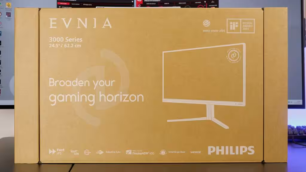 emballage Philips Evnia 3000 25M2N3200U