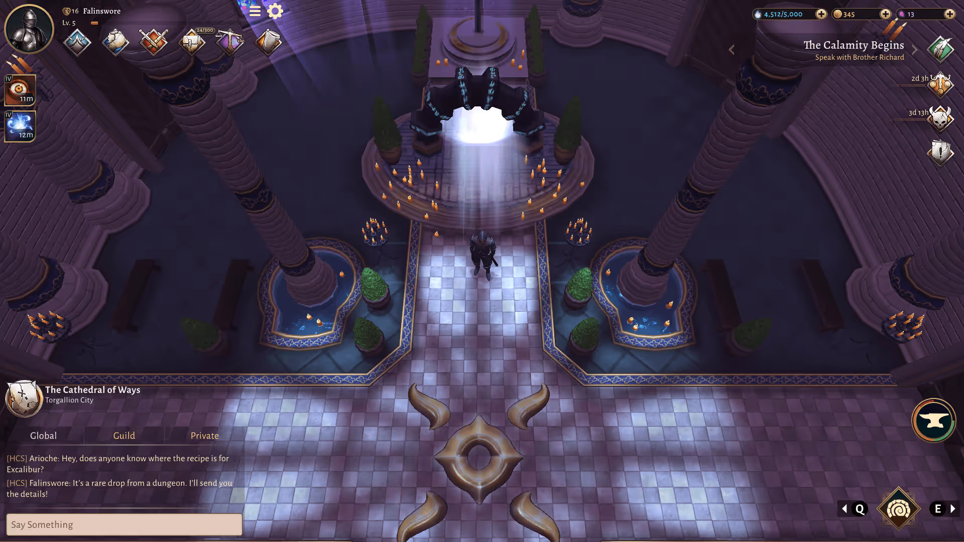 Capture d’écran promotionnelle Fallen Sword II sur PC et mobile montrant interface HUD, graphismes 3D haute fidélité, textures détaillées et compatibilité GPU multicœur