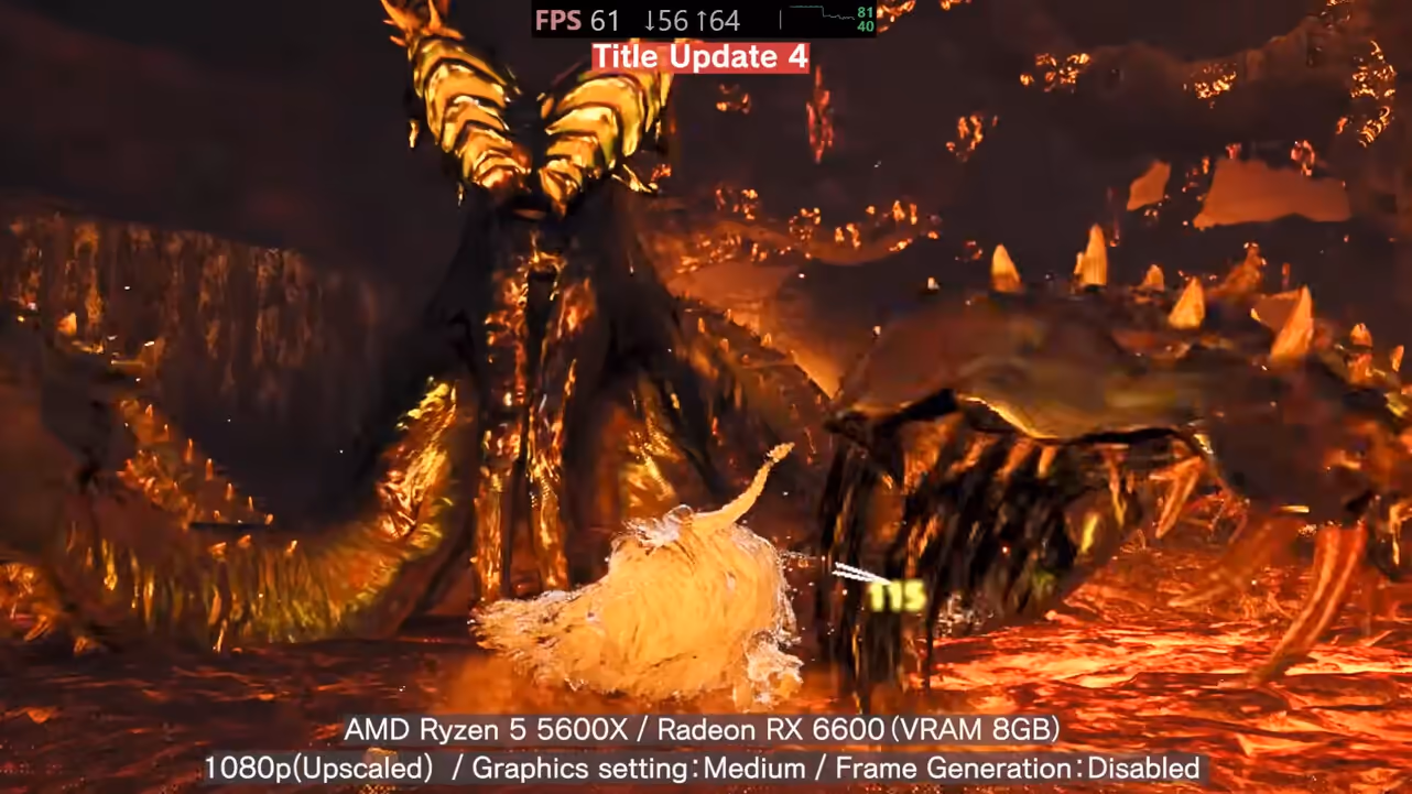 Monster Hunter Wilds PC : Capcom détaille les boosts de perfs et le patch Steam 23 Capture d'écran Monster Hunter Wilds sur PC montrant options graphiques, optimisation CPU/GPU, réglages Ray Tracing et HDR