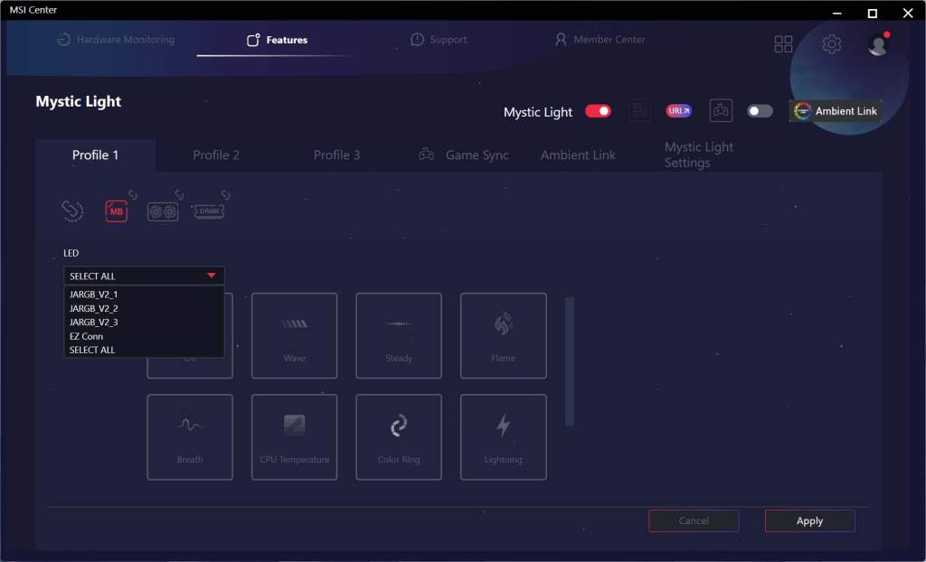 Test MSI MPG X870I Edge Ti EVO WiFi : la carte mère X870 Mini-ITX ultime ? 88 msi center