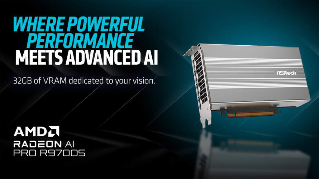 Radeon AI PRO passives : Sapphire, ASRock et PowerColor dévoilent R9700S et R9600D 7 radeon ai pro r9700s asrock