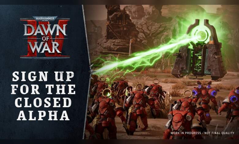 Dawn of War IV : deuxième alpha fermée du 12 au 15 décembre, inscriptions via newsletter 1 Capture d'écran Dawn of War IV montrant unité et environnement, rendu graphique, textures haute résolution, effets d’éclairage, GPU et performances