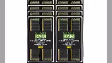 Module DDR5 RDIMM 4 To NEMIX pour serveurs hyperscalers, barrette mémoire ECC haute capacité et performance