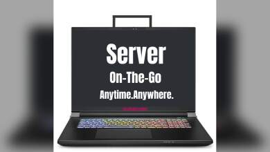 Station de travail mobile Eurocom Raptor X18 avec Intel Core Ultra 9 275HX, GPU NVIDIA RTX 5090, boîtier 18" rackable, stockage jusqu'à 32 To et 256 Go RAM