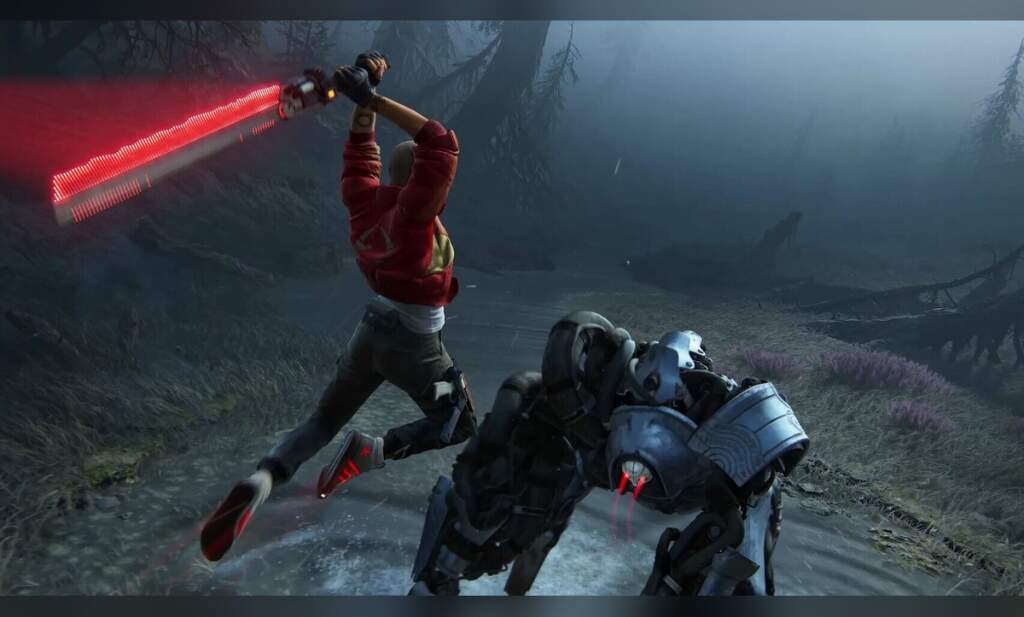 Capture conceptuelle d’un studio de développement avec écran affichant moteur graphique et UI, PC gamer, carte graphique et console