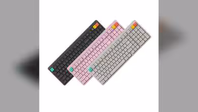 NuPhy Node 100 clavier mécanique rétro 1800 layout low-profile ou full-height boîtier compact touches mécaniques RGB
