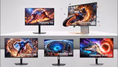 Moniteur Samsung Odyssey 2026 6K 3D 1 040 Hz pour joueurs — écran gaming haute résolution HDR, dalle VRR, design incurvé