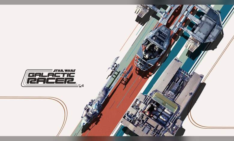 Star Wars Galactic Racer : le jeu de course high-stakes attendu en 2026 1 Capture d'écran de Star Wars Galactic Racer montrant vaisseau en course, graphismes ray tracing, textures haute résolution et HUD performant