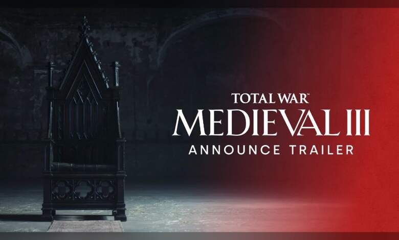 Capture conceptuelle Medieval III Total War : rendu 3D bataille médiévale, textures haute résolution, modèles poly élevés, optimisation GPU et CPU