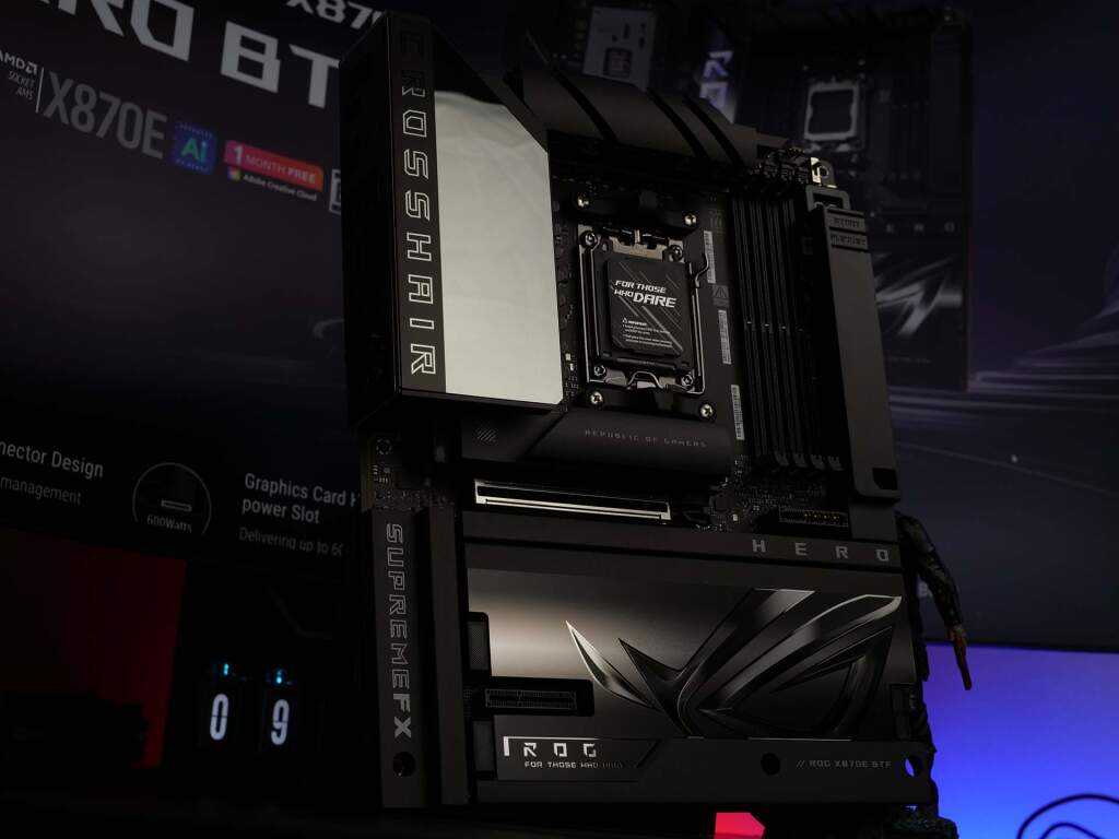 rog crosshair x870e hero btf show