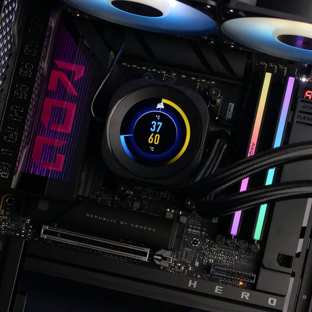 rog crosshair x870e hero btf show rgb