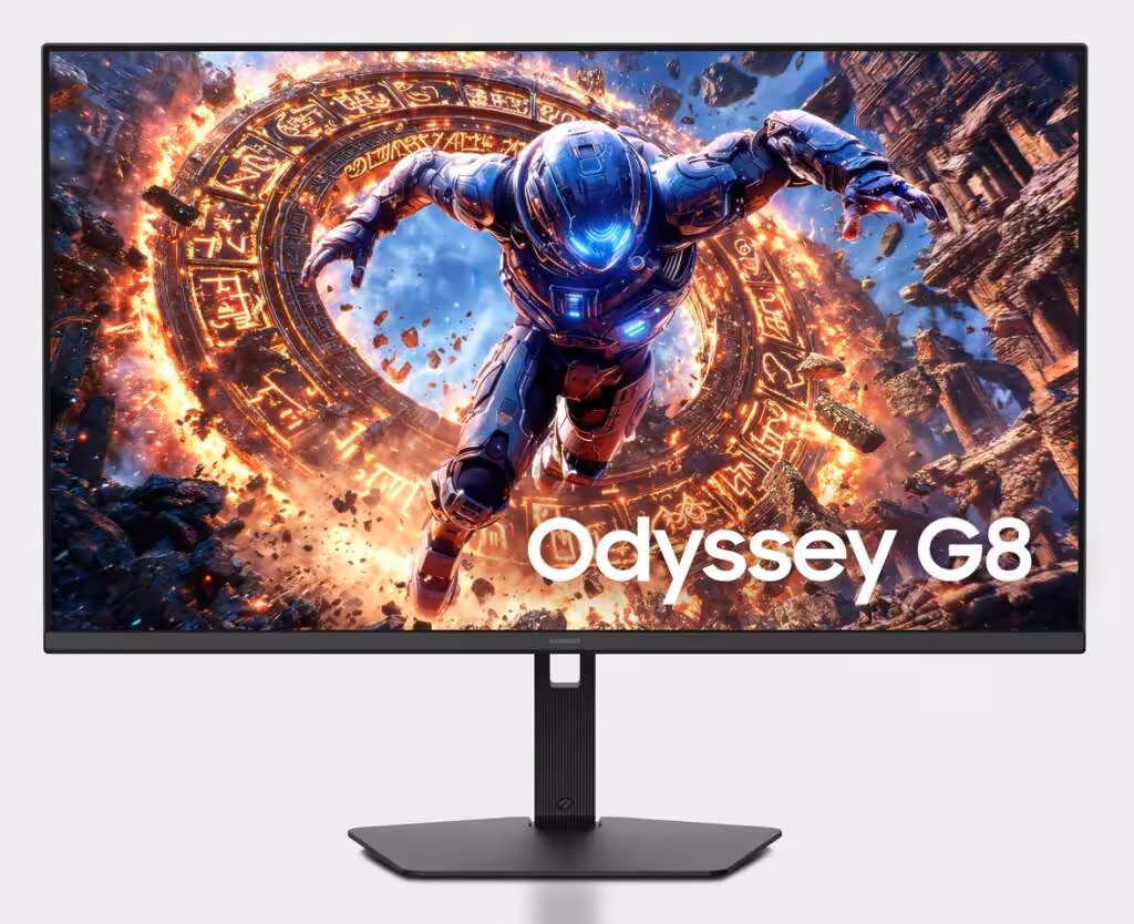 Moniteur Samsung Odyssey 2026 6K 3D 1 040 Hz écran gaming HDR design incurvé connectique DisplayPort HDMI