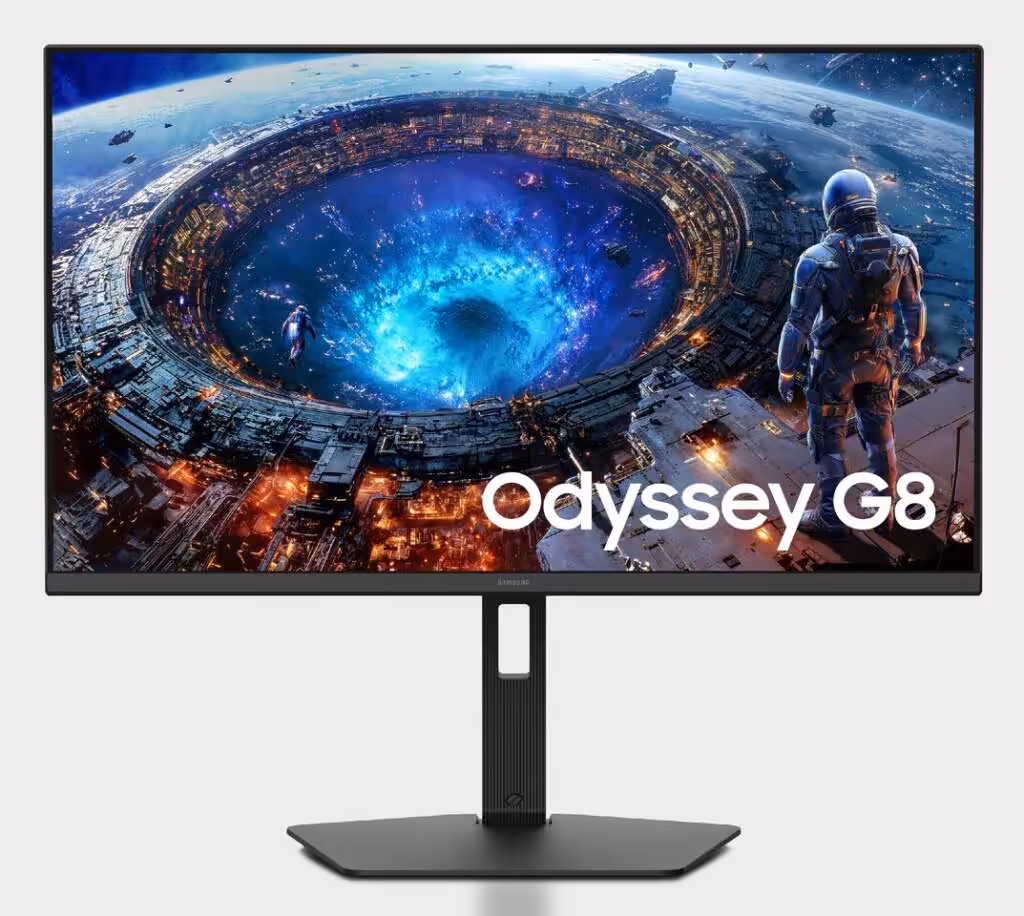 Moniteur Samsung Odyssey 2026 6K 3D HDR 1 040 Hz dalle gaming incurvée ports HDMI DisplayPort VRR G-Sync FreeSync