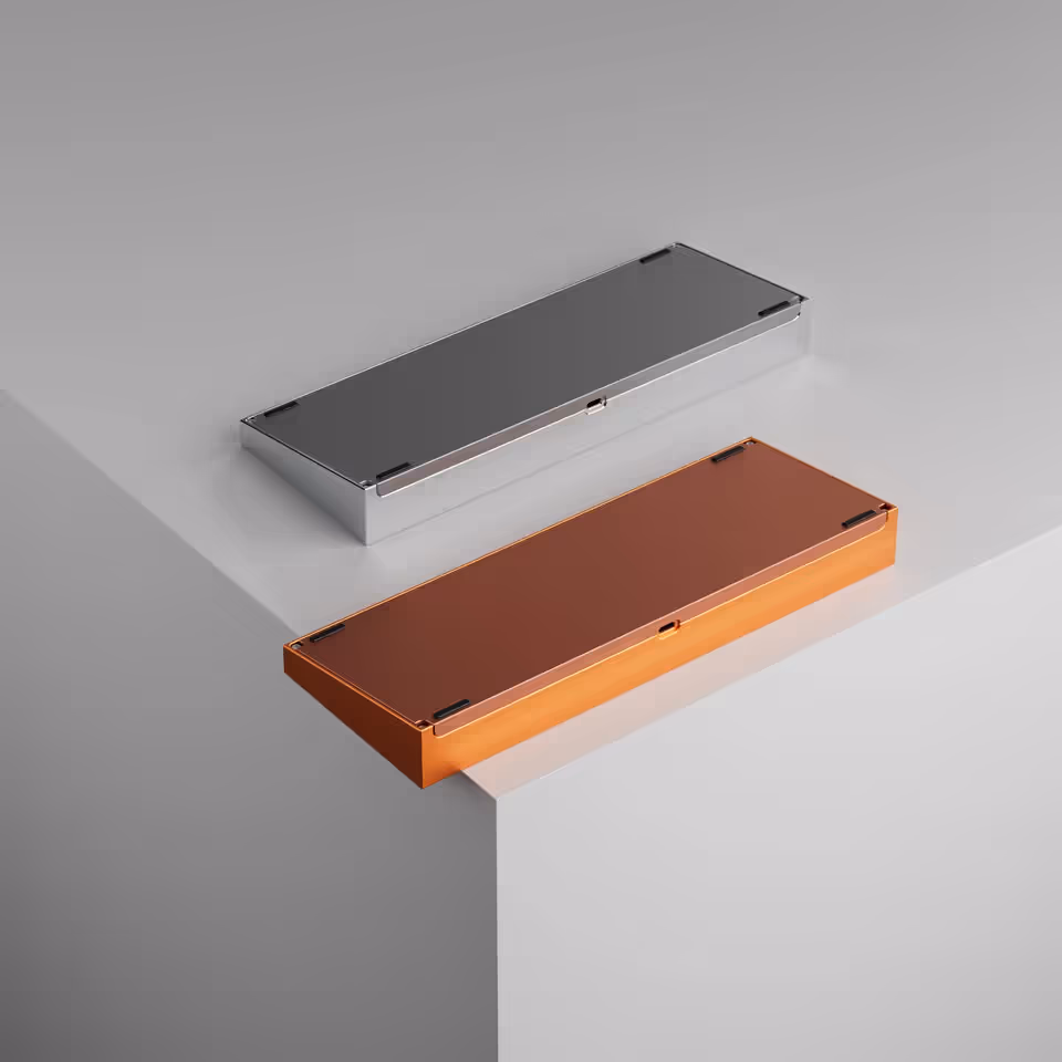 Clavier mécanique Tofu60 3.0 KBDfans vue de dessus, boîtier compact 60%, switches Hall-effect, options sans fil et câblé USB-C