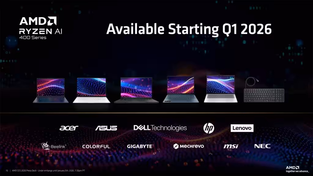 AMD Ryzen AI 400 « Gorgon Point » : ce qu’il faut retenir 30 AMD Ryzen AI 400 Gorgon Point 05