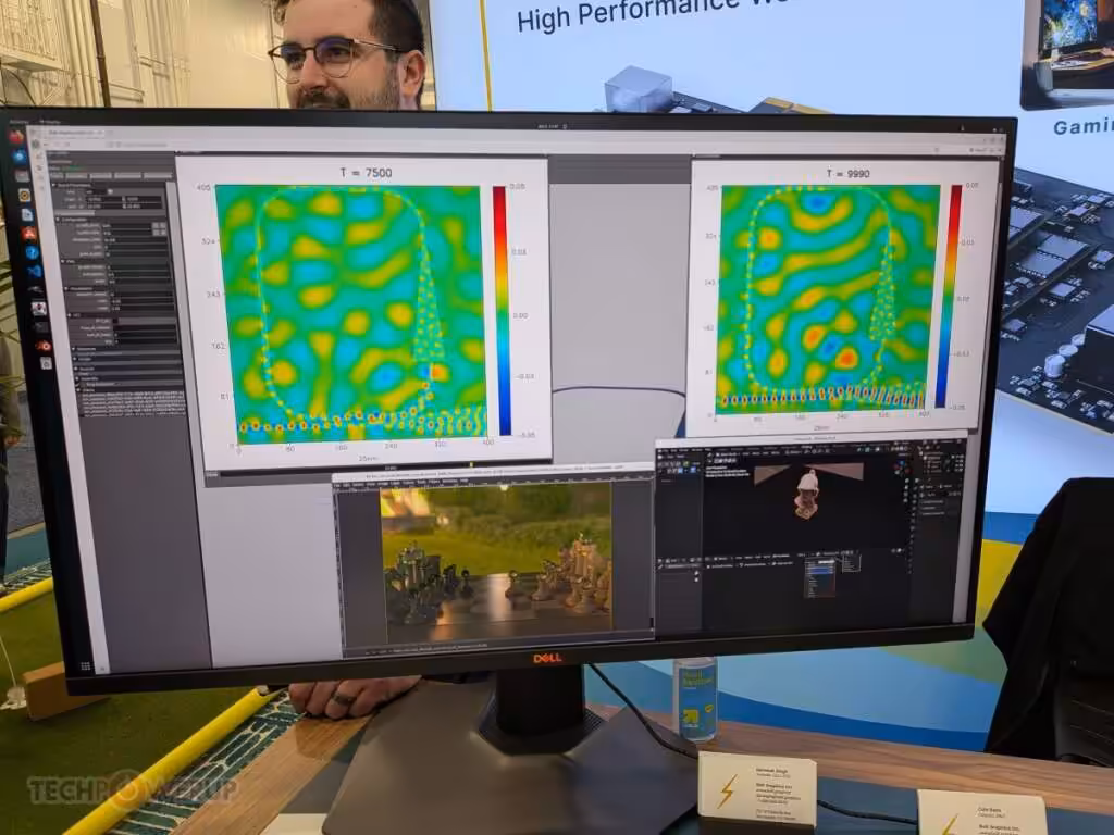 Bolt Graphics Zeus GPU RISC V perfs live demo