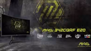 MSI MAG 342CQRF E20 : 34” ultrawide 200 Hz en 1500R, VA et DP 1.4 au menu 5 MSI MAG 342CQRF E20 Couv