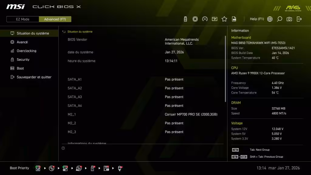 MSI EZ Mode b850 tomahawk 03