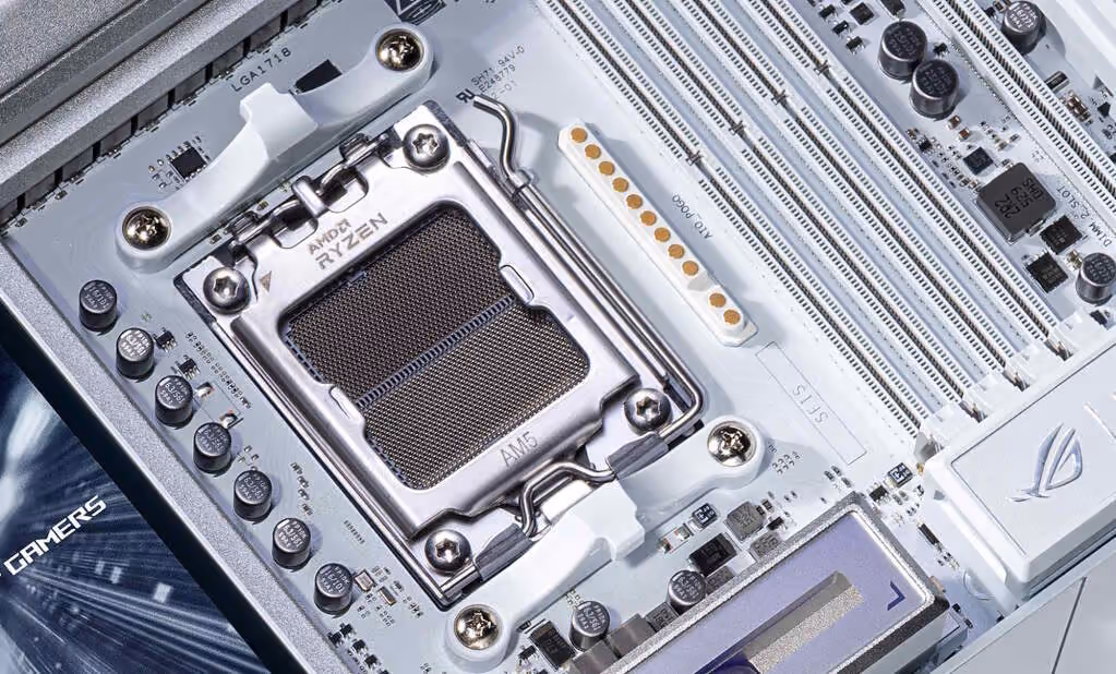 ROG CROSSHAIR X870E GLACIAL pogo pins